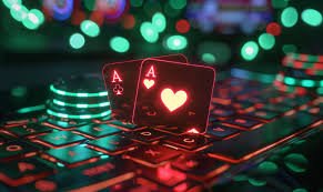 Meja Texas Poker di buncistoto login dengan kartu komunal dan antarmuka pemain yang jelas